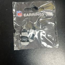 New York Jets Snowman Earrings 
