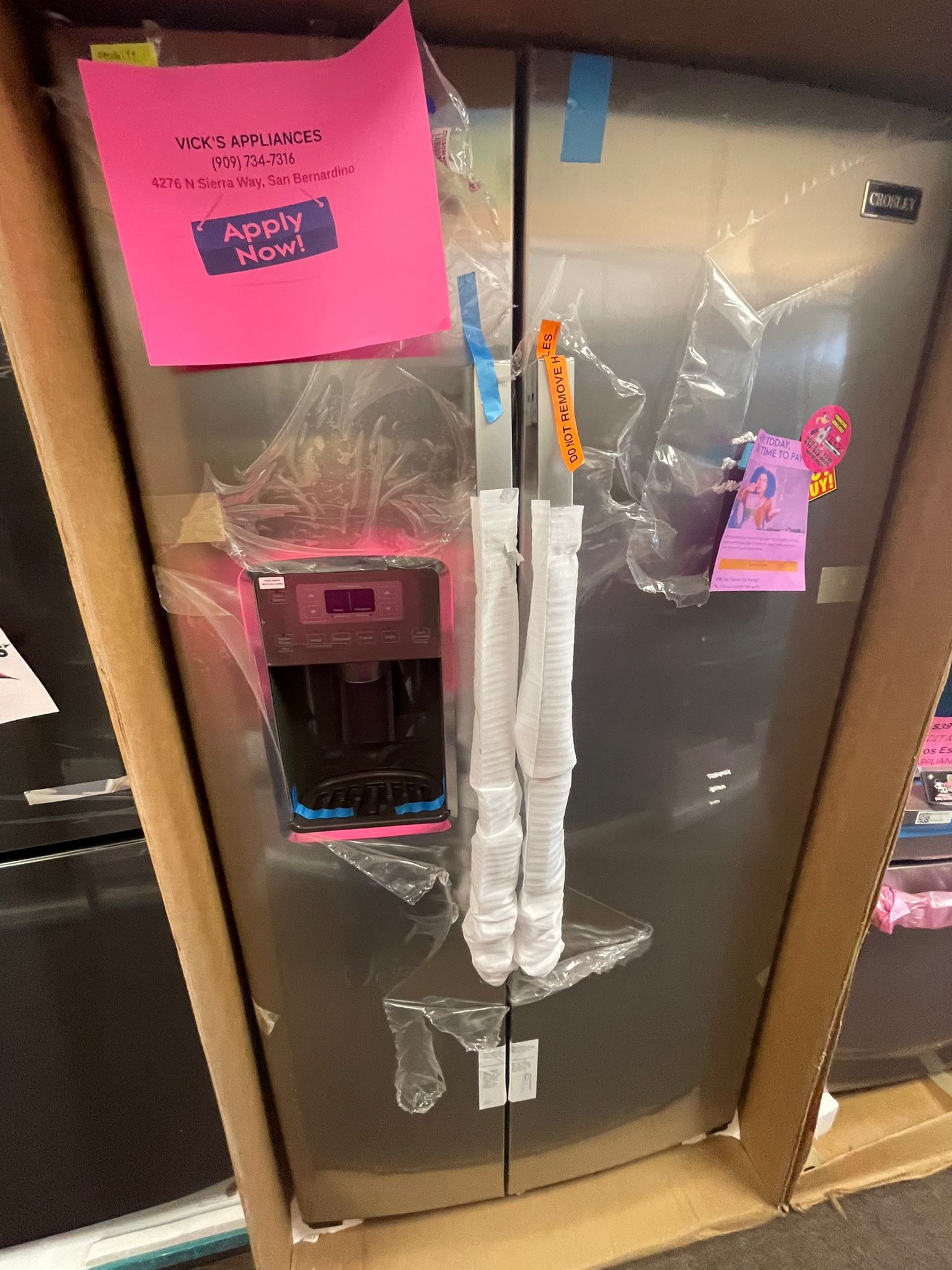 NEW REFRIGERATOR PAYMENTS AVAILABLE $27 DOWN 