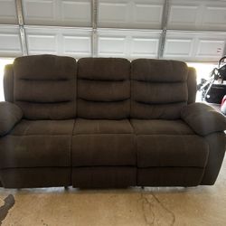 Reclining Couch And Loveseat 