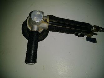 Quick air polisher for granite with diamond pads