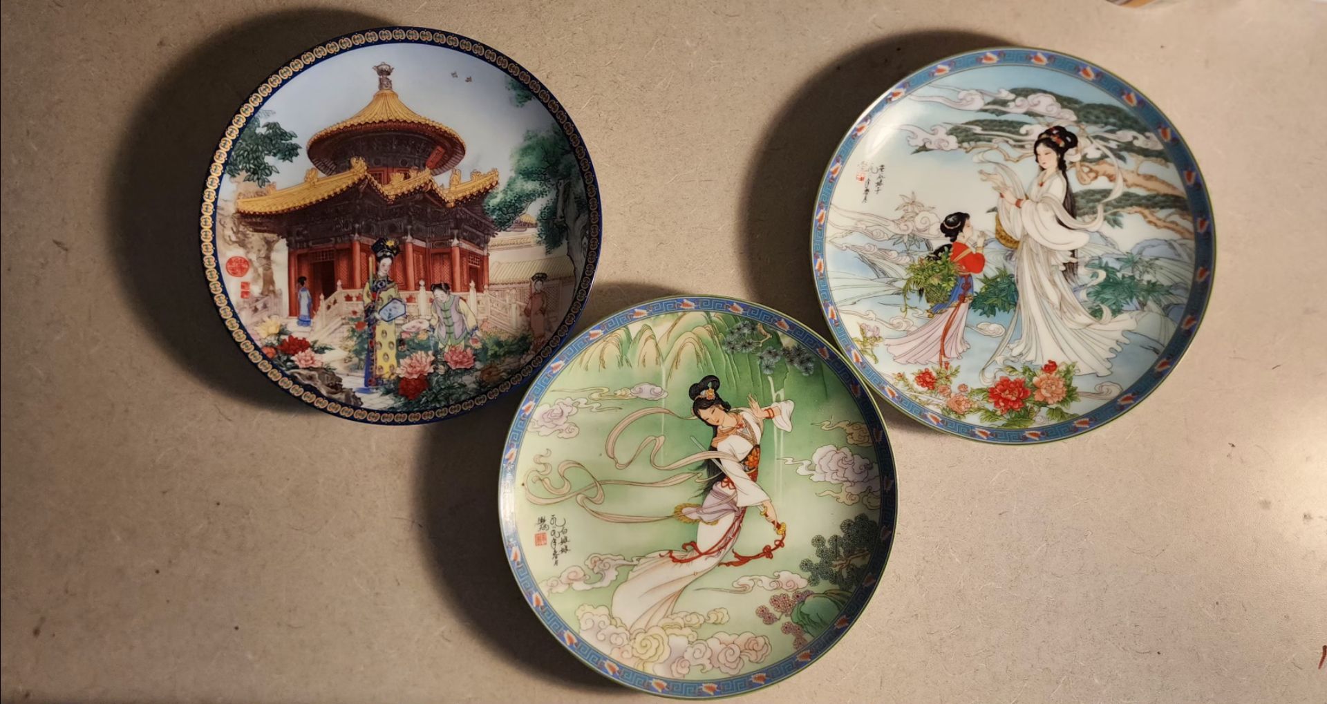 Collectible Plates by Imperial Jingdezhen