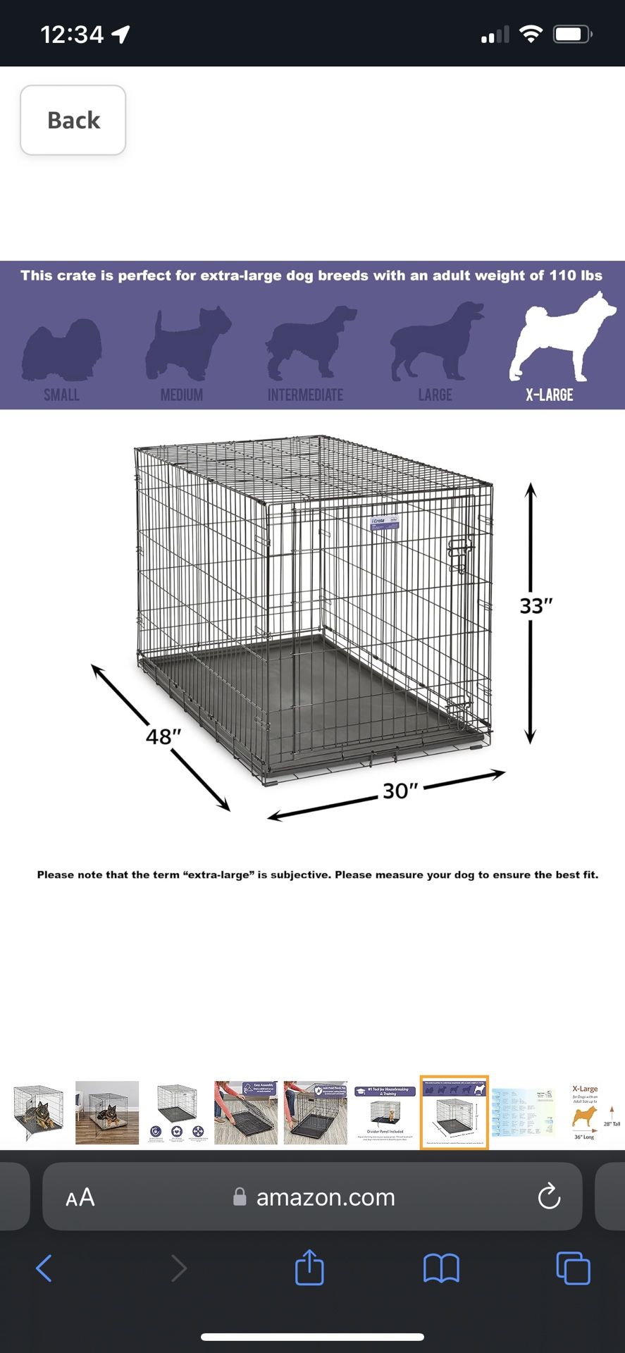 MidWest Homes for Pets Crate XL