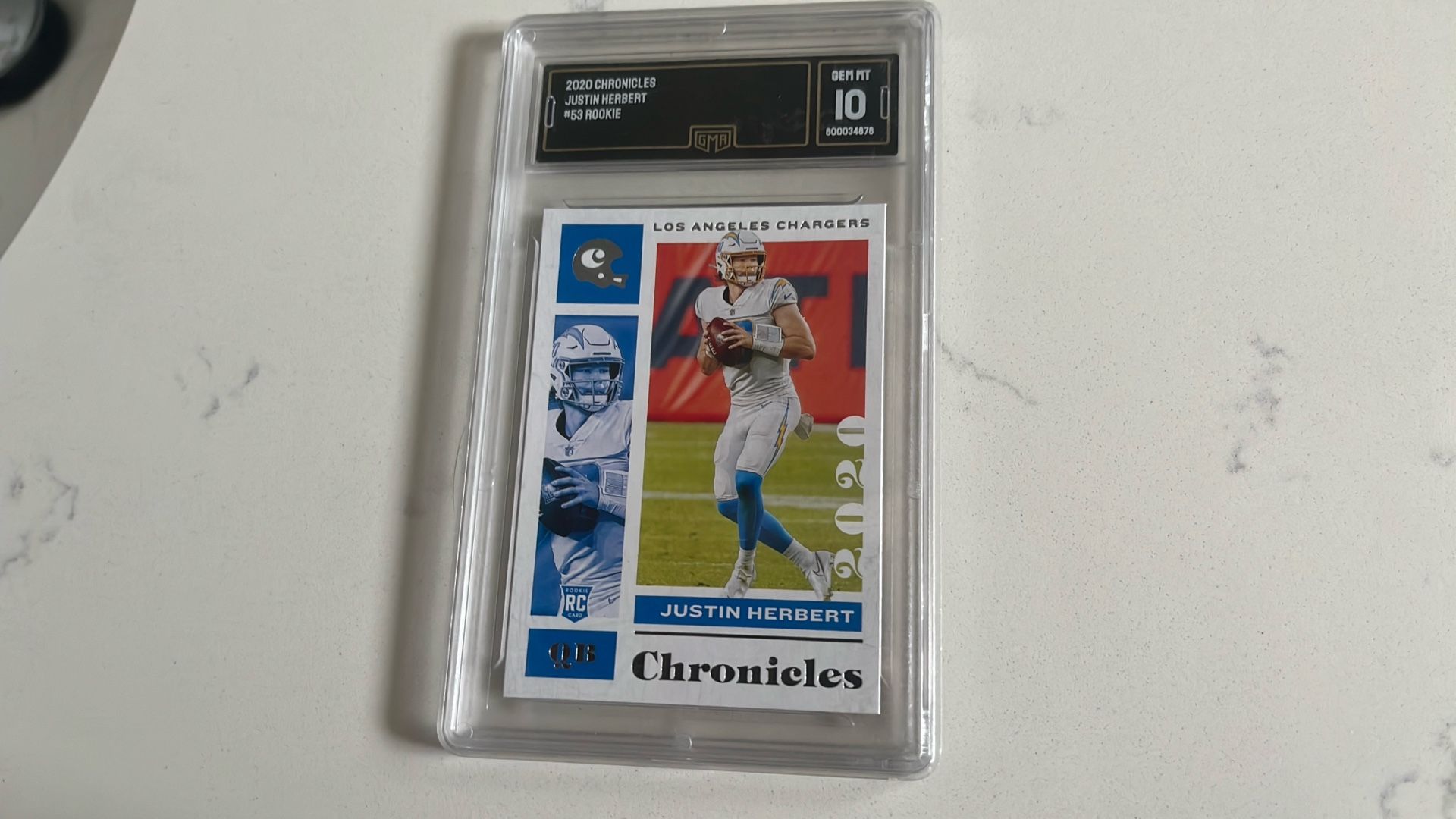 PSA 10 Justin Herbert Rookie