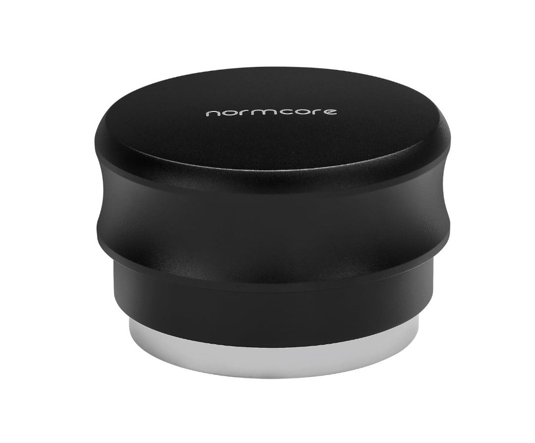 Normcore 51mm Coffee Tamper, Espresso Palm Tamper Built-In 30lb Spring with Stainless Steel Flat Base, Barista Espresso Press Tamper Compatible with 5