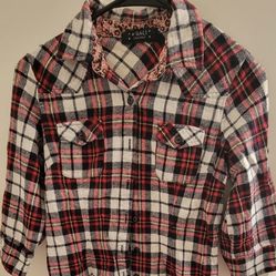 Size Small Womens Plaid Shirt 