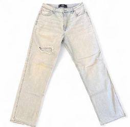Hollister Light Wash Distressed ripped  Jeans