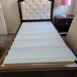 Bed mattress, bed frame, and dresser