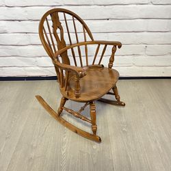 Vintage Nichols And Stone Windsor Rocking Chair