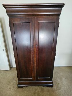 Cherry wood dresser and Armoire