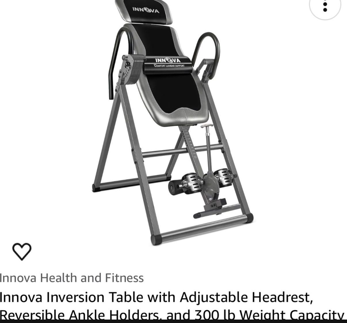 Inversion table