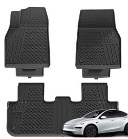 Tesla all weather floor mats 2025-2026 juniper