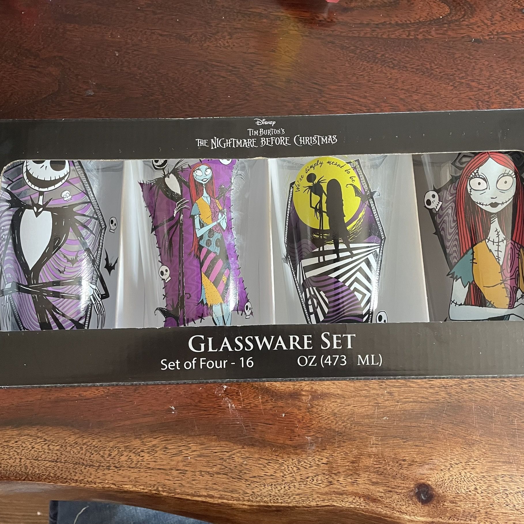 Disney Nightmare Before Christmas Glassware Set 