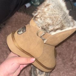 cute faux fur boots