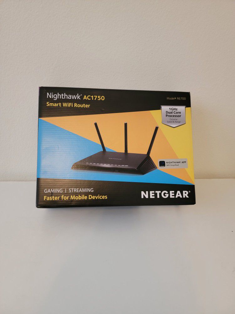 Nighthawk AC1750 Smart Wifi Router 