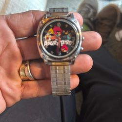 Angry Birds Watch Metal Elastic Band 