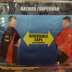 Reversible Superman/Batman Cape