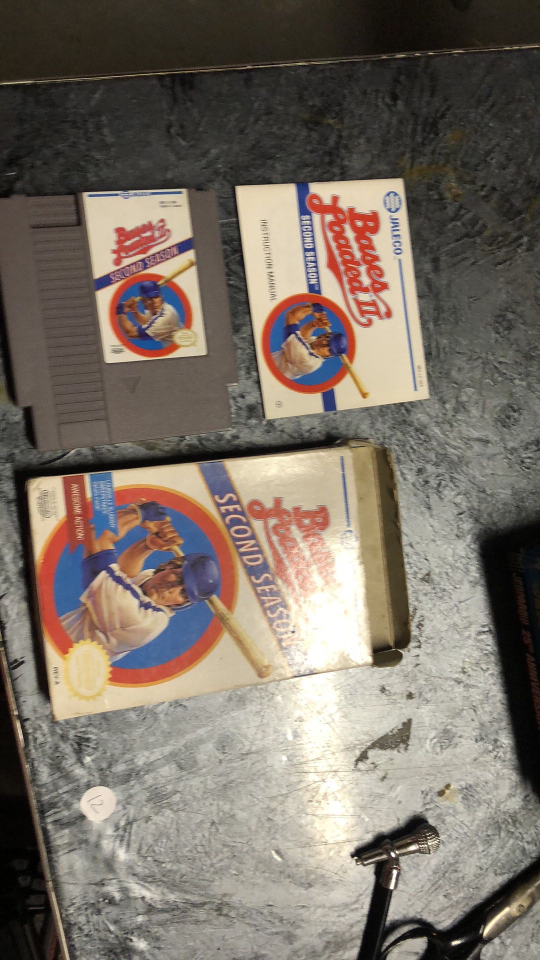 Bases Loaded 2 For Original  Nintendo. Complete With Box