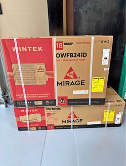 2 Ton Mini Split (Brand New)  Mirage Wintek 24000 BTU Air Conditioner