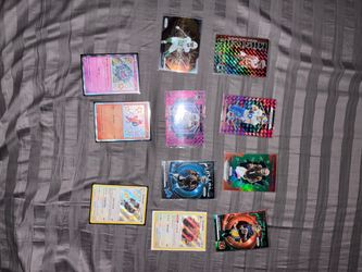 Pokemon and Football cards