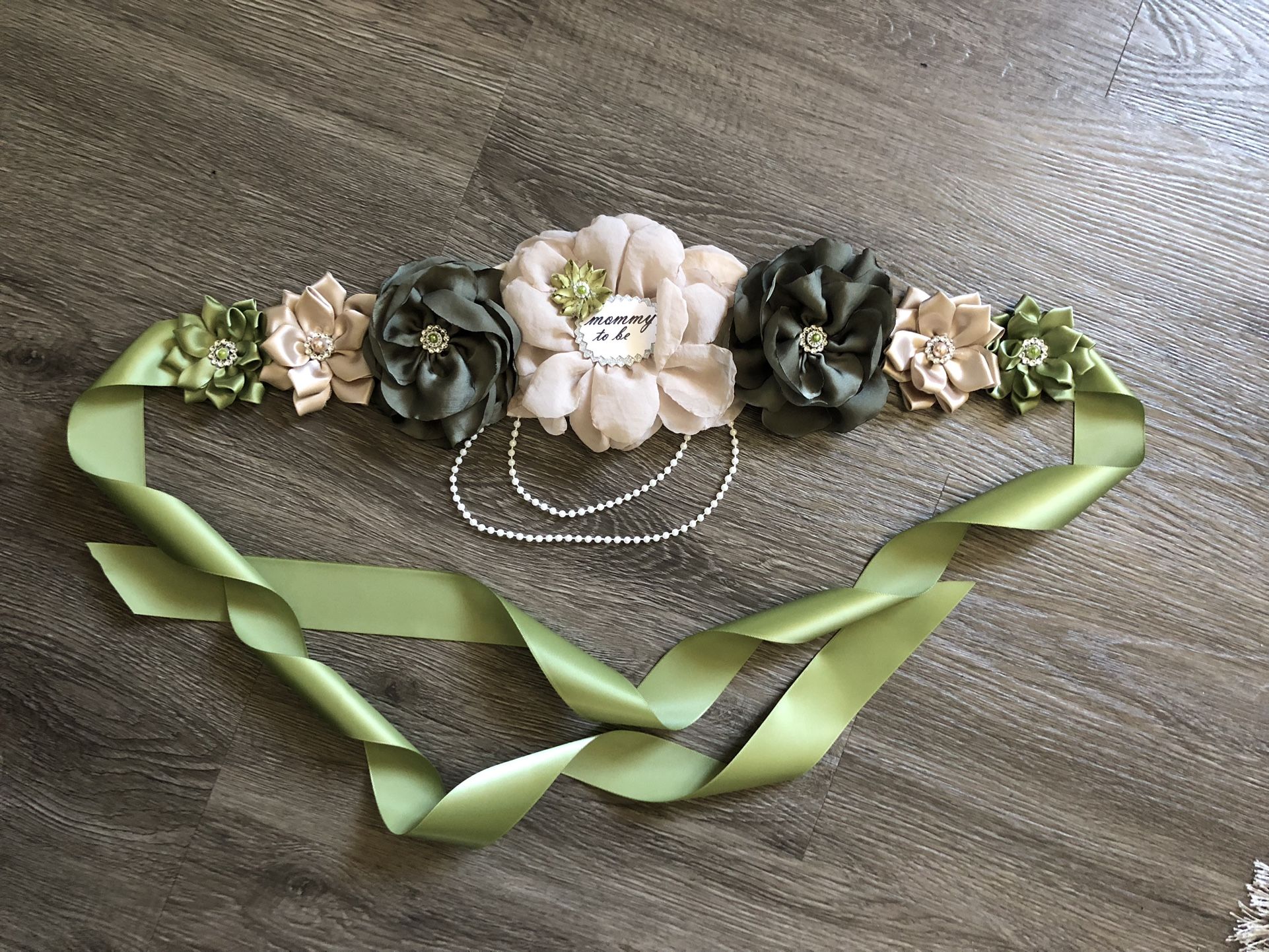 Cinto De Maternidad/Maternity Sash/Handmade/Hecho A Mano/Baby Shower Belt/Maternity Belt/Baby Shower Ideas