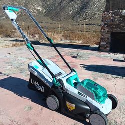 Used 13" Litheli 20v Lawnmower  With 20v  2 Batteries