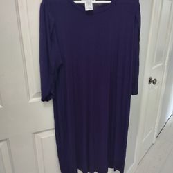 Purple Dress Like New 2X Meri Skye