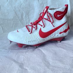 Nike Alpha Huarache NXT Baseball Cleats White University Red Men’s Size 12.5