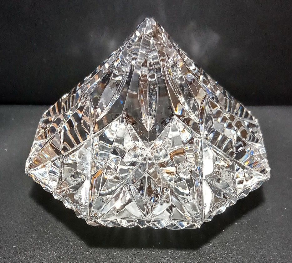 Waterford Crystal Lismore Diamond Shaped Paperweight 