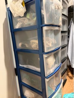 5 drawer shelf unit