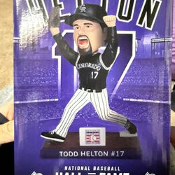 Todd Helton Hall Of Fame Bobblehead 