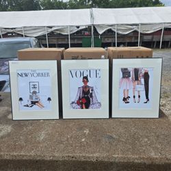 Fashion Wall Art Prints Set of 3