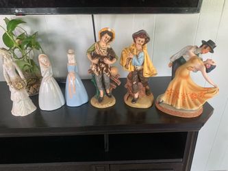 🏺 Vintage Figurine Bundle – 6 Decorative Collectibles – $80 OBO 🏺