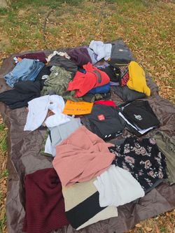 Shirts, Sweaters, Sweatshirts and jeans