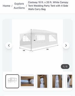 Carpa totalmente nueva