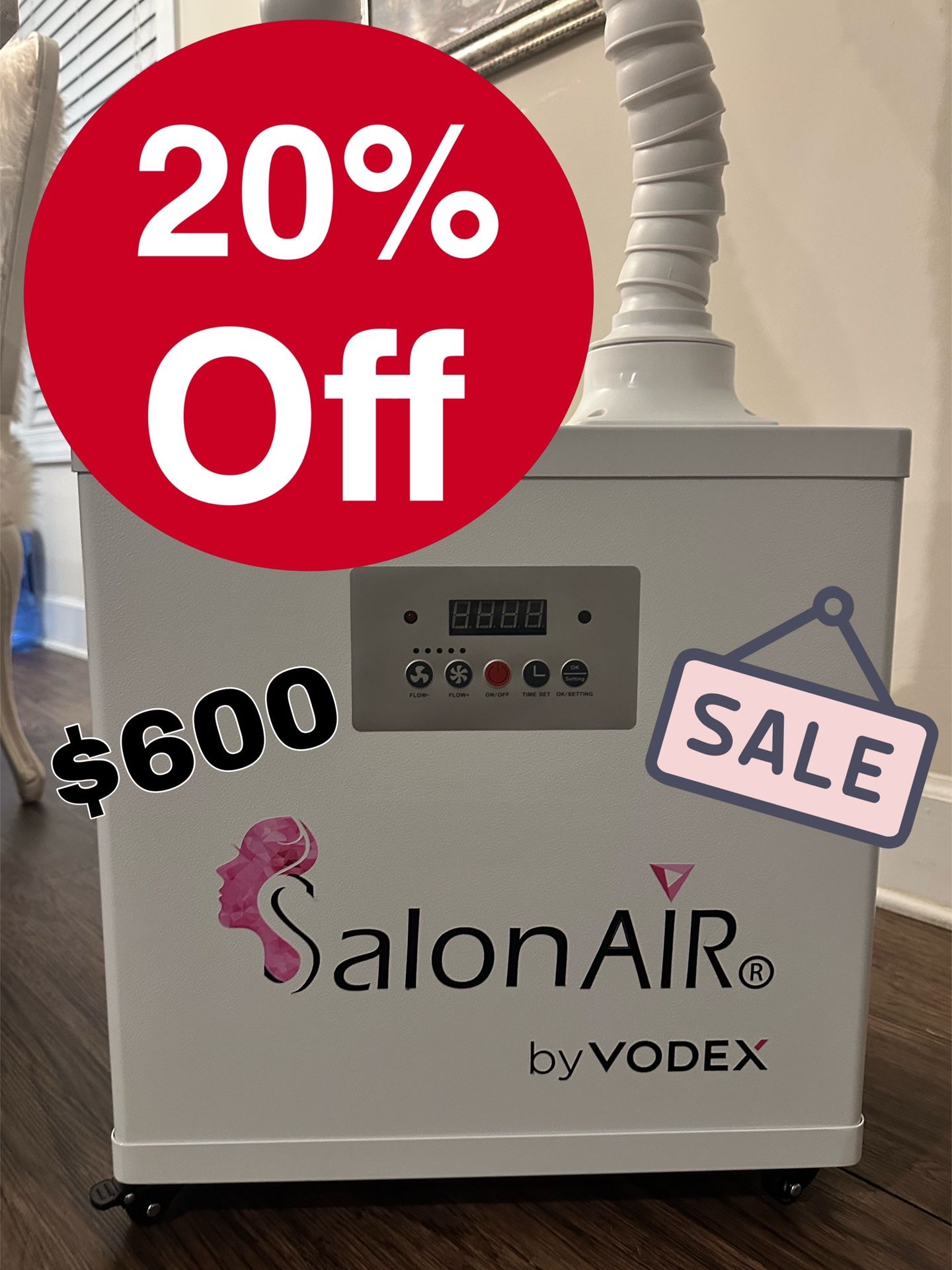 ✨ "Brand New" Vodex SalonAir Nail Salon Extraction System