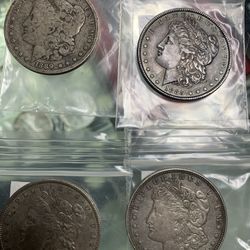 Morgan Silver Dollars Various Dates