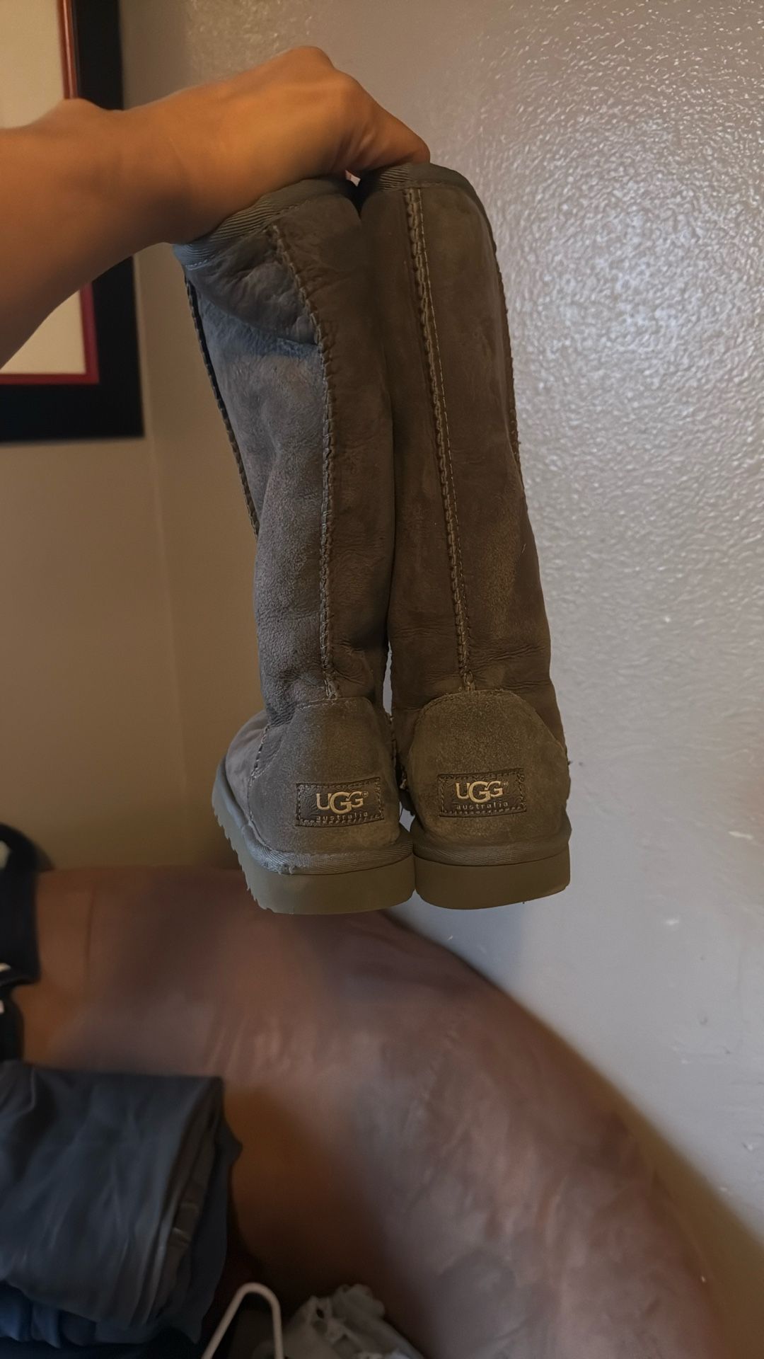 Uggs Gray Sway Tall Boots