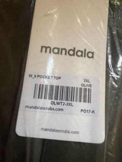Mandala scrubs 3xl