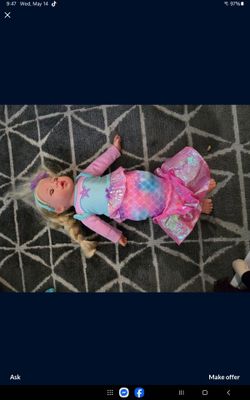 Mermaid Baby Doll