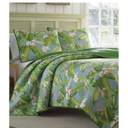 New Tommy Bahama Light Weight Quilt Set