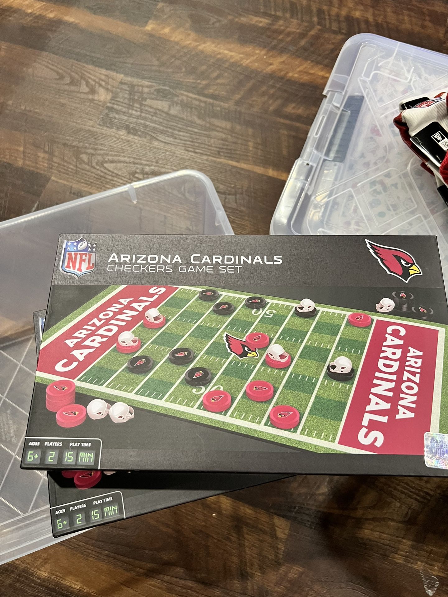 Arizona Cardinals Checkers Game