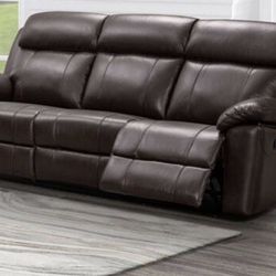 Manhattan 3-Piece Top-Grain Leather Reclining Sets