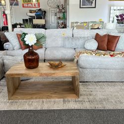 Light Grey Comfy Sectional 