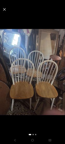 Chairs traditional have 10. $24 ea
