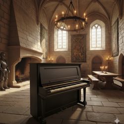 Steinway Upright Grand Piano 