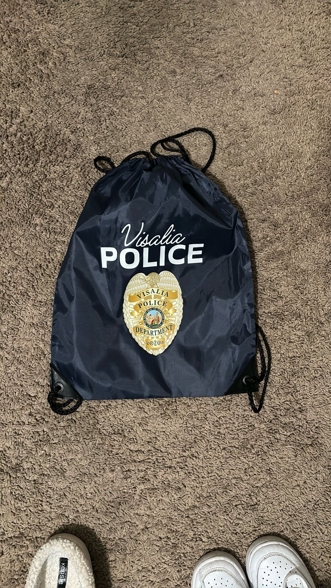 Draw String Visalia PD Bag