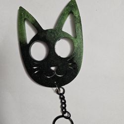 Cat Self Defense Black And Green