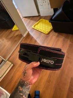 Jayefo Fitness Suede Leather Lever Belt
