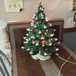 Ceramic Lighted Christmas Tree
