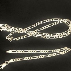 Silver 925 bracelet and necklace $40